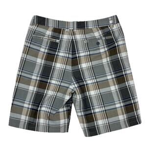 O’Neill Plaid Shorts Men’s 34 Multicolor Check Flat Front Casual Skate Surf